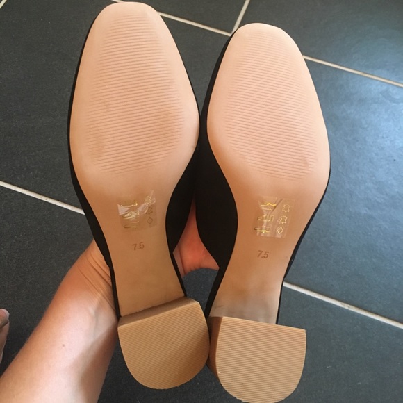 Madewell Tabitha Mule 7.5 NEW Black Suede - Picture 4 of 5